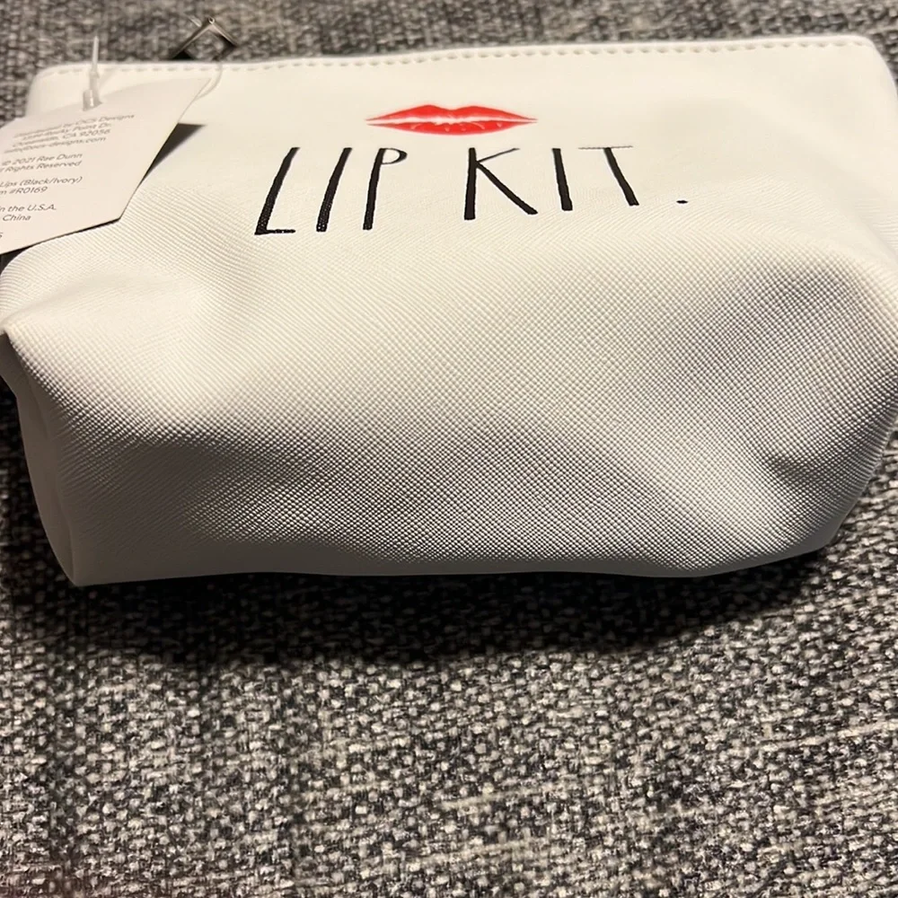NWT RAE DUNN Lip Kit Cosmetic Bag